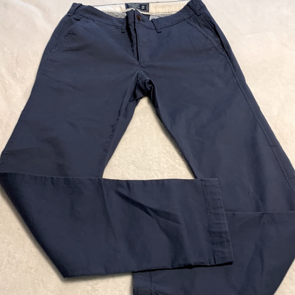 ABERCROMBIE &  FITCH LANGDON SKINNY  STRETCH  PANTS
